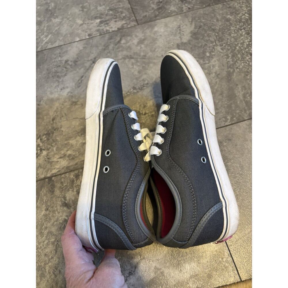 VANS Era Charcoal Gray & Pink Skate Shoes Women’s Size 10 Padded Tongue - Picture 4 of 7
